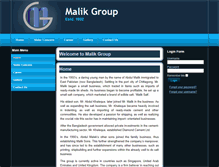 Tablet Screenshot of malikgroupbd.com